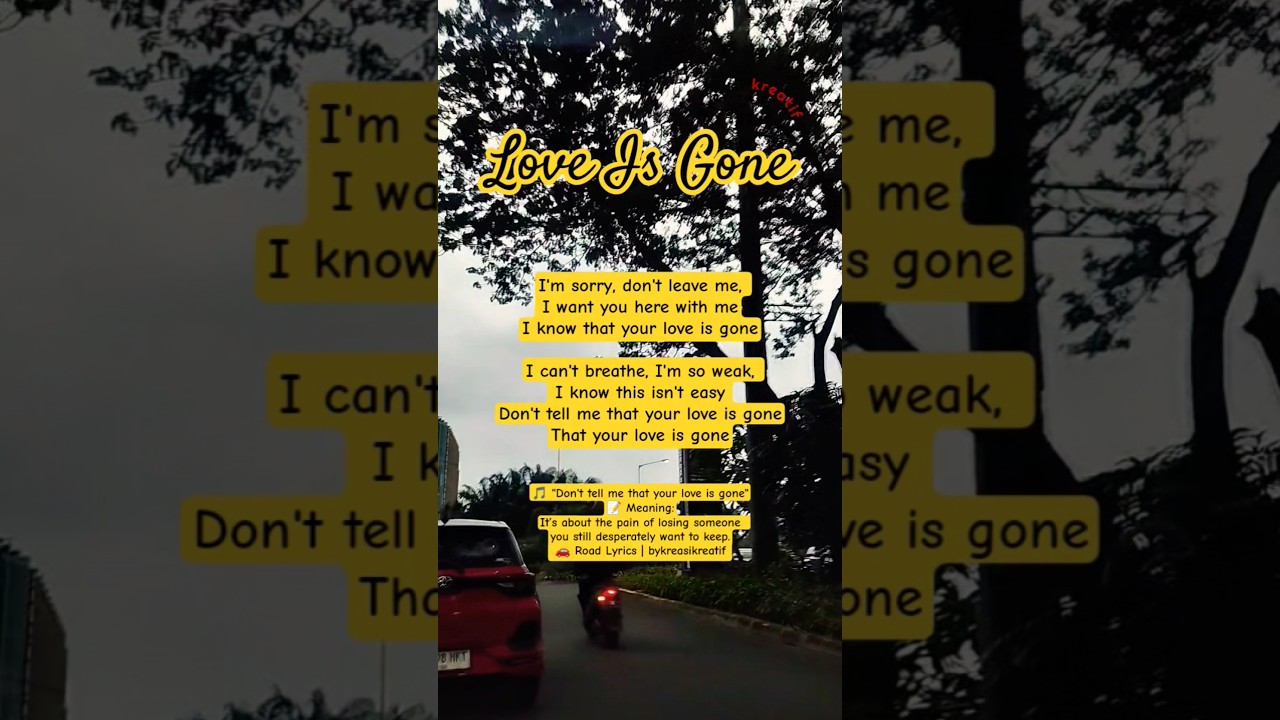 Easy English Karaoke | Love Is Gone &ndash; Sing & Learn English