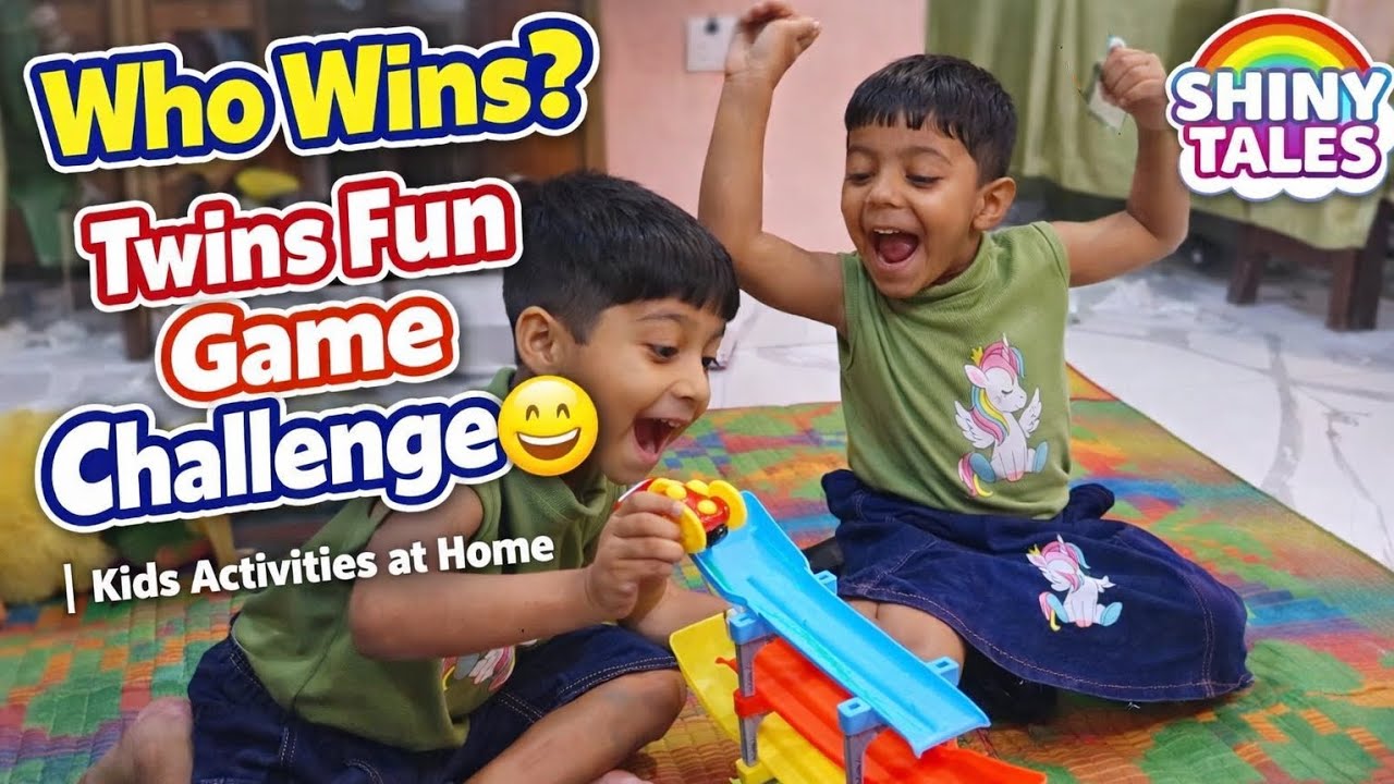 Who Wins? Twins Fun Game Challenge 😄 | Kids Activities at Home