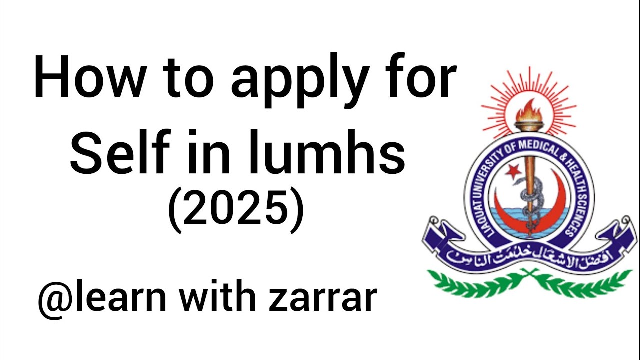 lumhs university jamshoro admission 2025|how to apply for lumhs university jamshoro