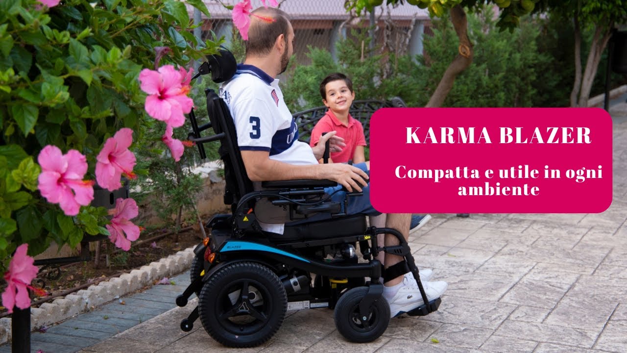 Karma Blazer: Una carrozzina elettronica estremamente compatta • disabiliabili.net