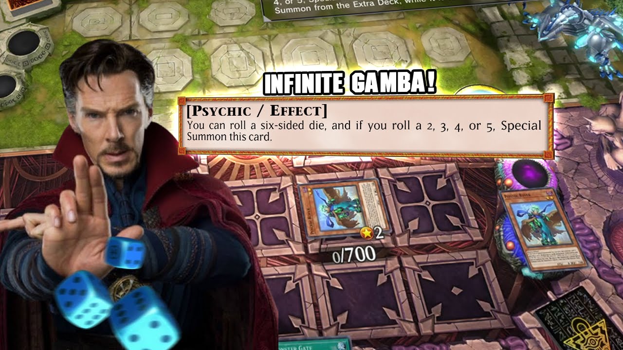 My win condition is determined by a dice roll. Yugioh Master Duel