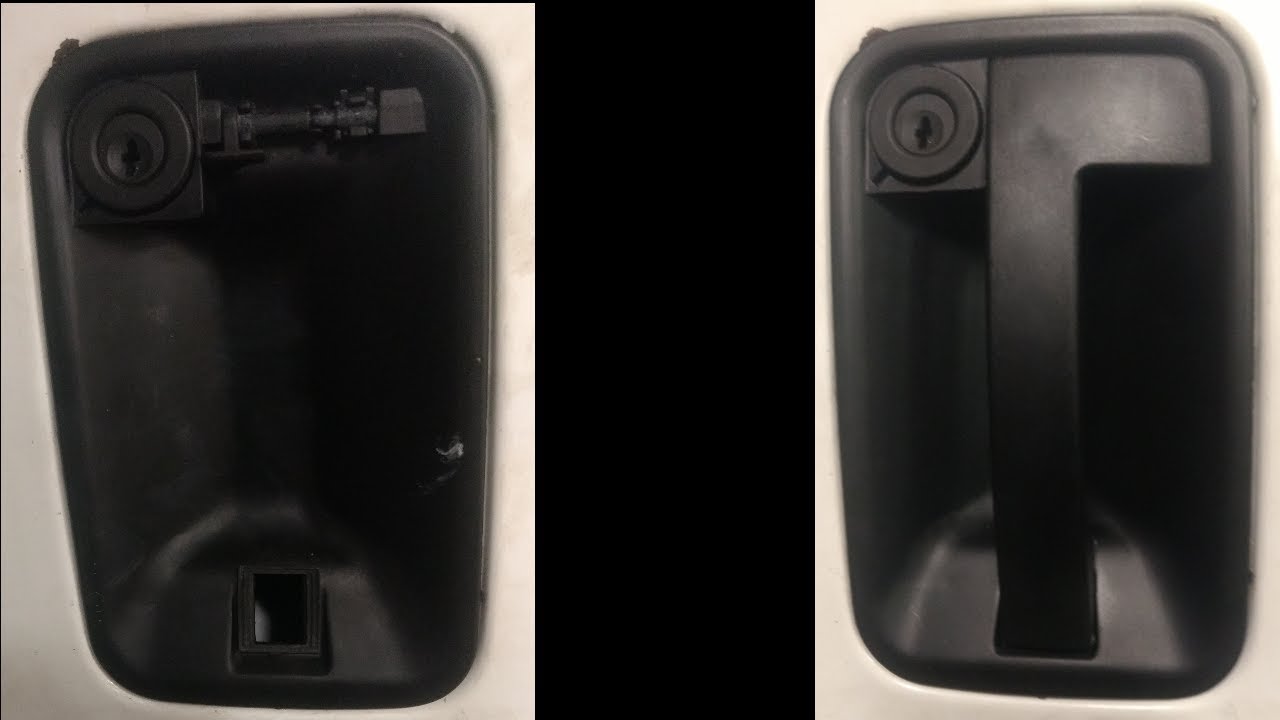Fiat Scudo: Replacing a door handle assembly