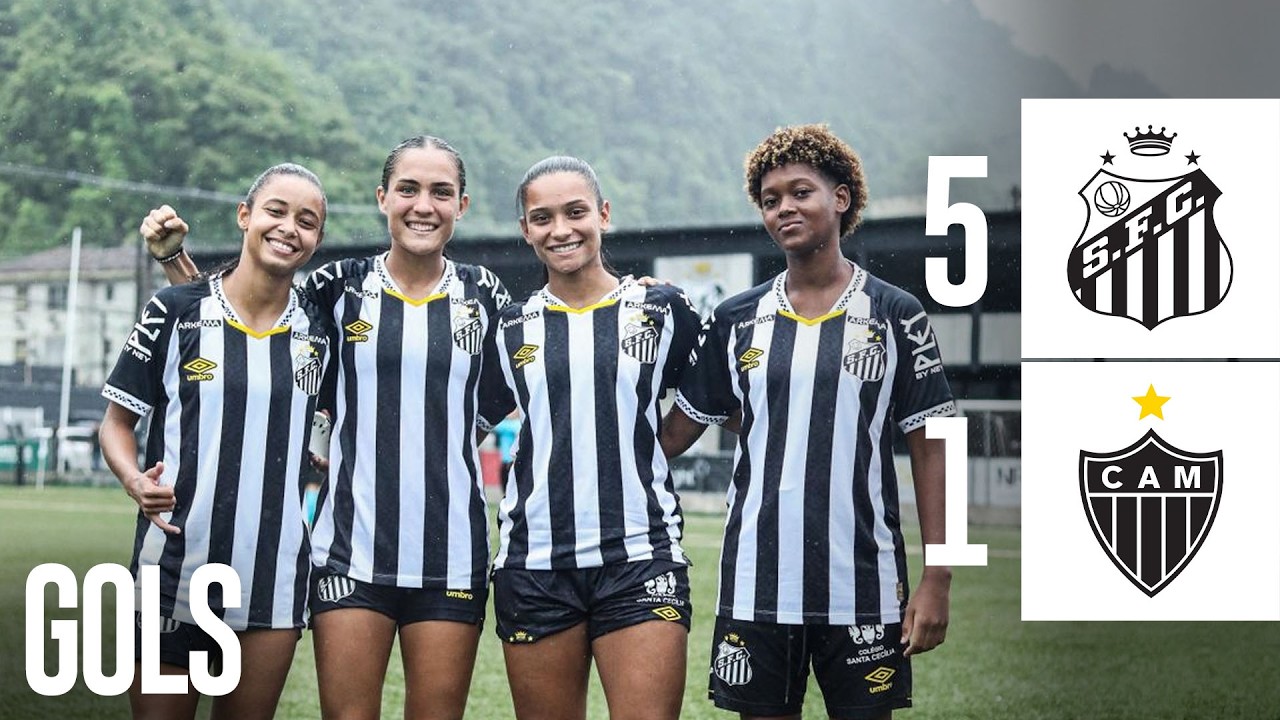 SANTOS 5 X 1 ATLÉTICO-MG | GOLS | BRASILEIRÃO FEMININO SUB-20 (11/03/26)