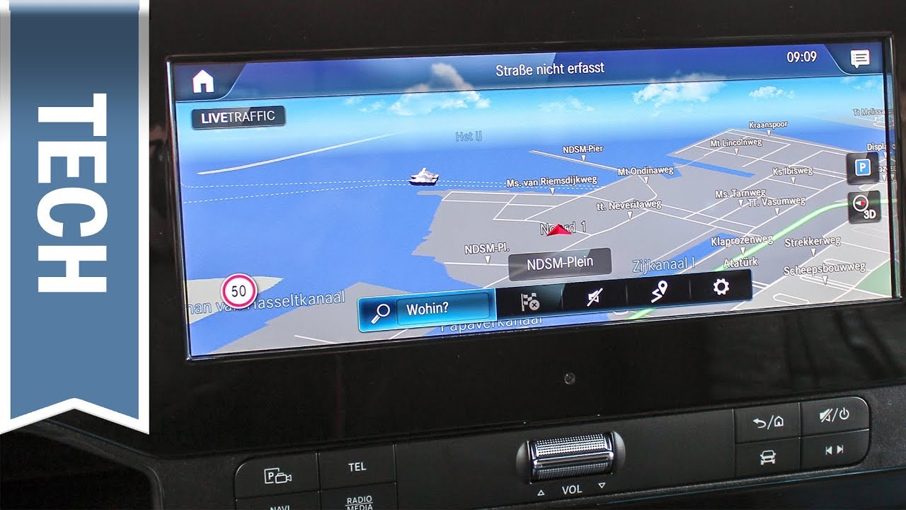 Mercedes Benz User Experience (MBUX) im neuen Sprinter 2018: 10,25 Zoll Infotainment