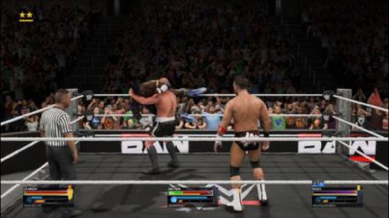 WWE RAW Elimination Chamber Qualifying Match LA Knight VS Oba Femi VS Rusev