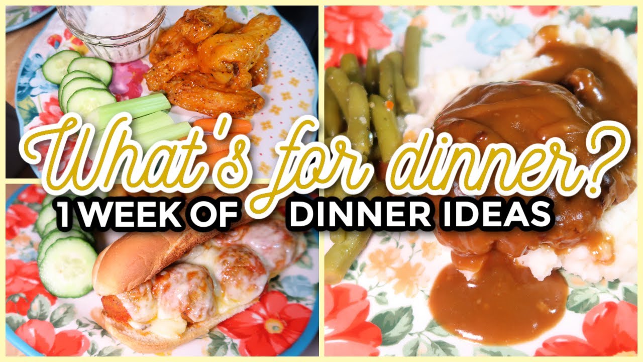WHAT'S FOR DINNER? #262 | 7 Real-Life Family Meal Ideas