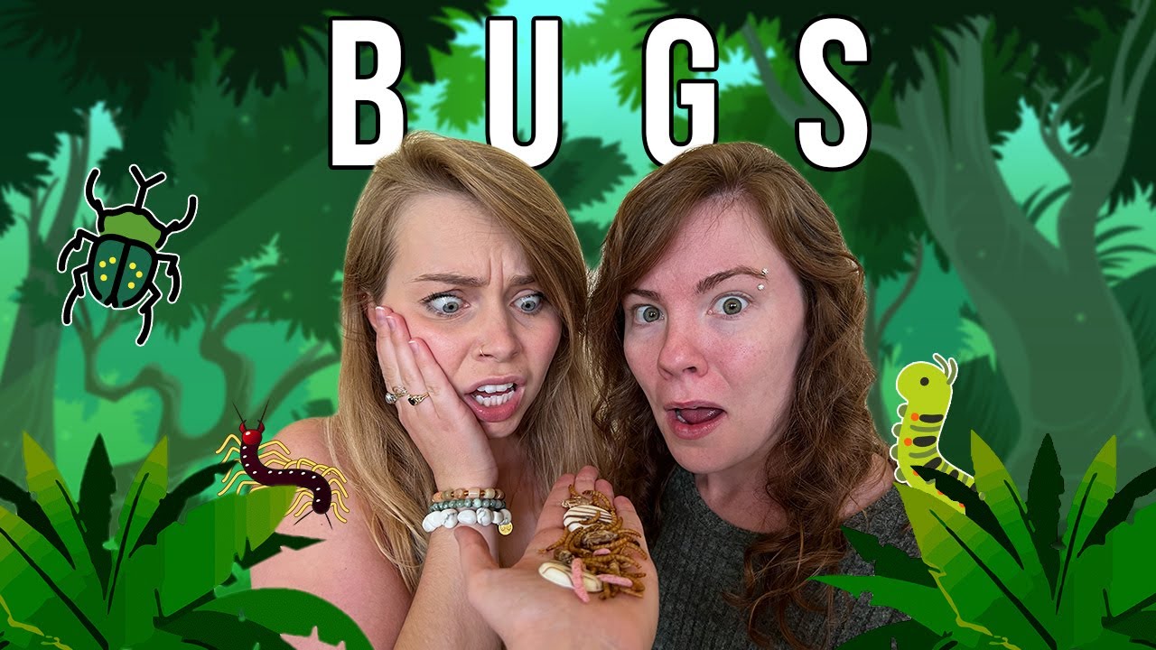 We Ate BUGS! - Hailee And Kendra