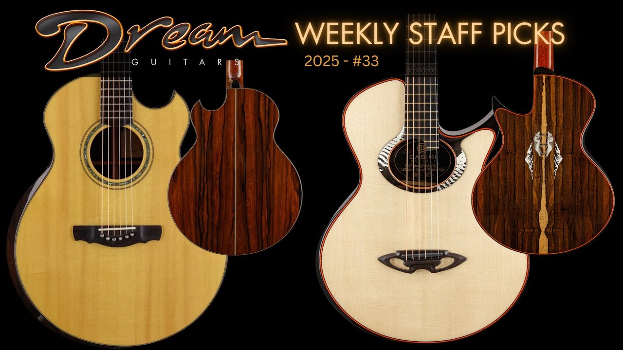 Dream Guitars Weekly Staff Picks - 2025 No.33, Ryan/Casimi #guitardemo #acousticguitar