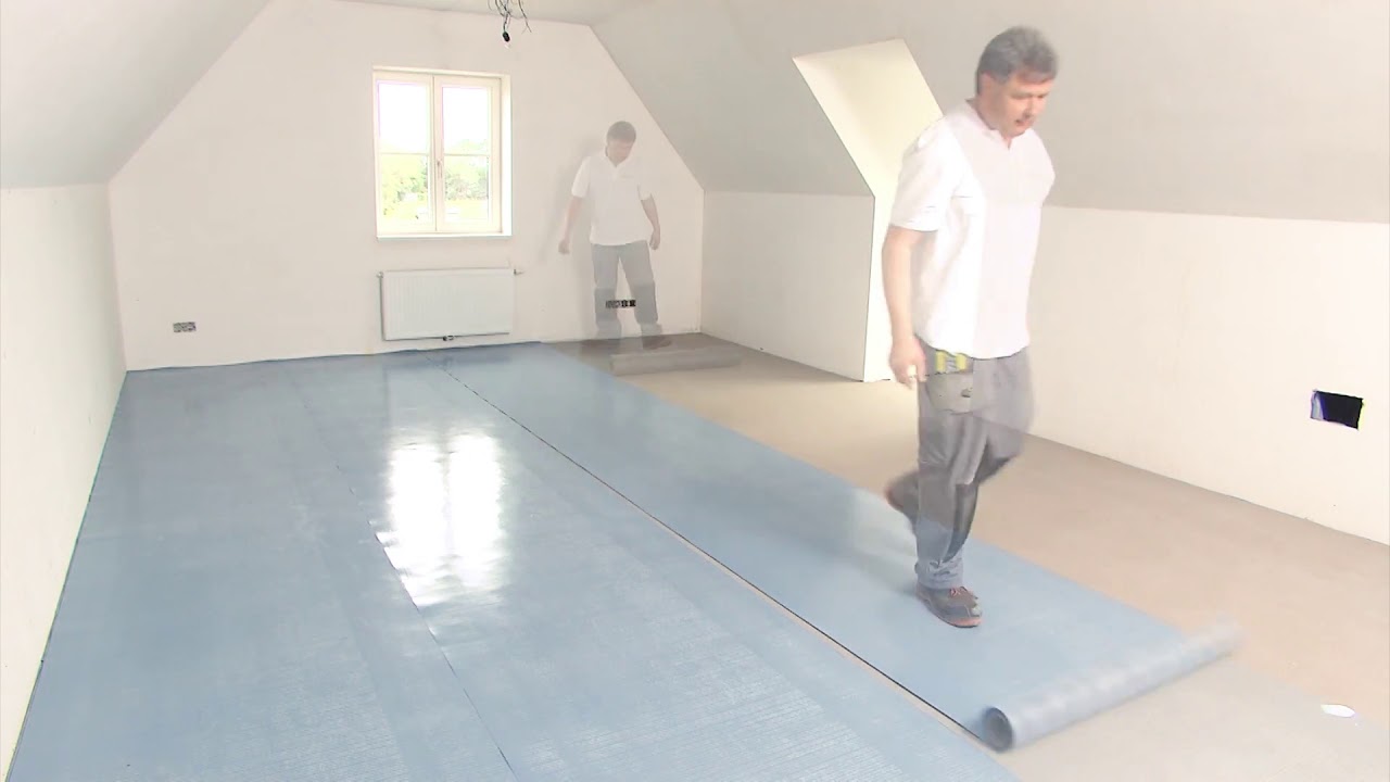 Installation of Moduleo Xtrafloor Flex Pro underlay