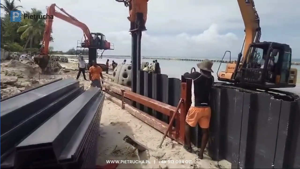 Vinyl Sheet Piles: Shoreline Erosion Control
