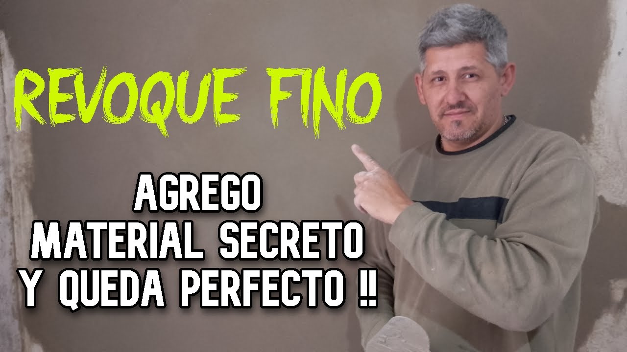 REVOQUE ENLUCIDO como hacer el mejor revoque fino A LA CAL !!
