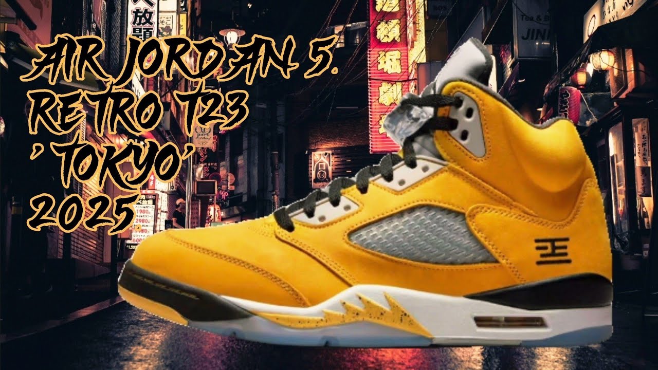 ONLY 20K PAIRS AVAILABLE!? Air Jordan 5 Retro T23 'Tokyo' 2025 On Feet Review