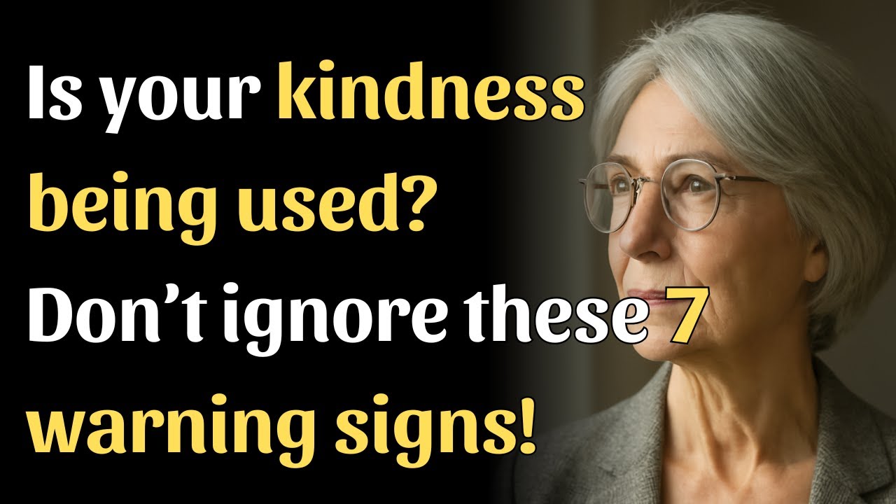 After 60, never ignore these 7 signs that your kindness is being taken advantage of