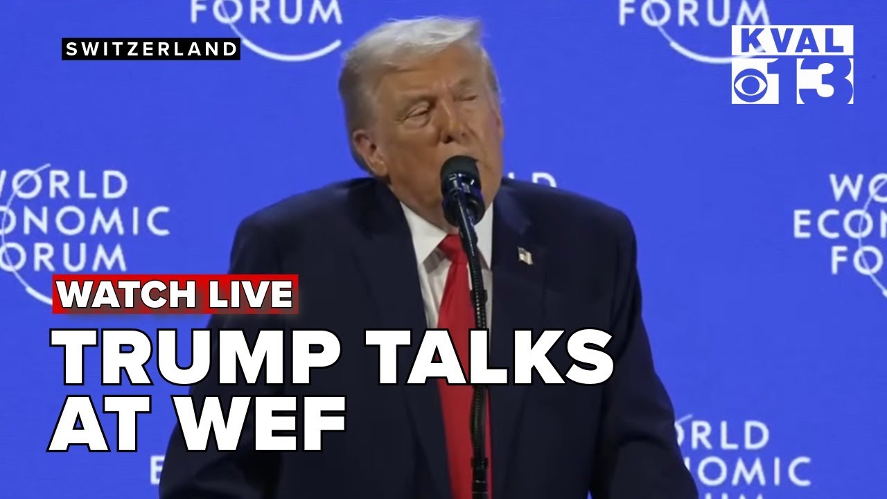 Trump addresses the World Economic Forum