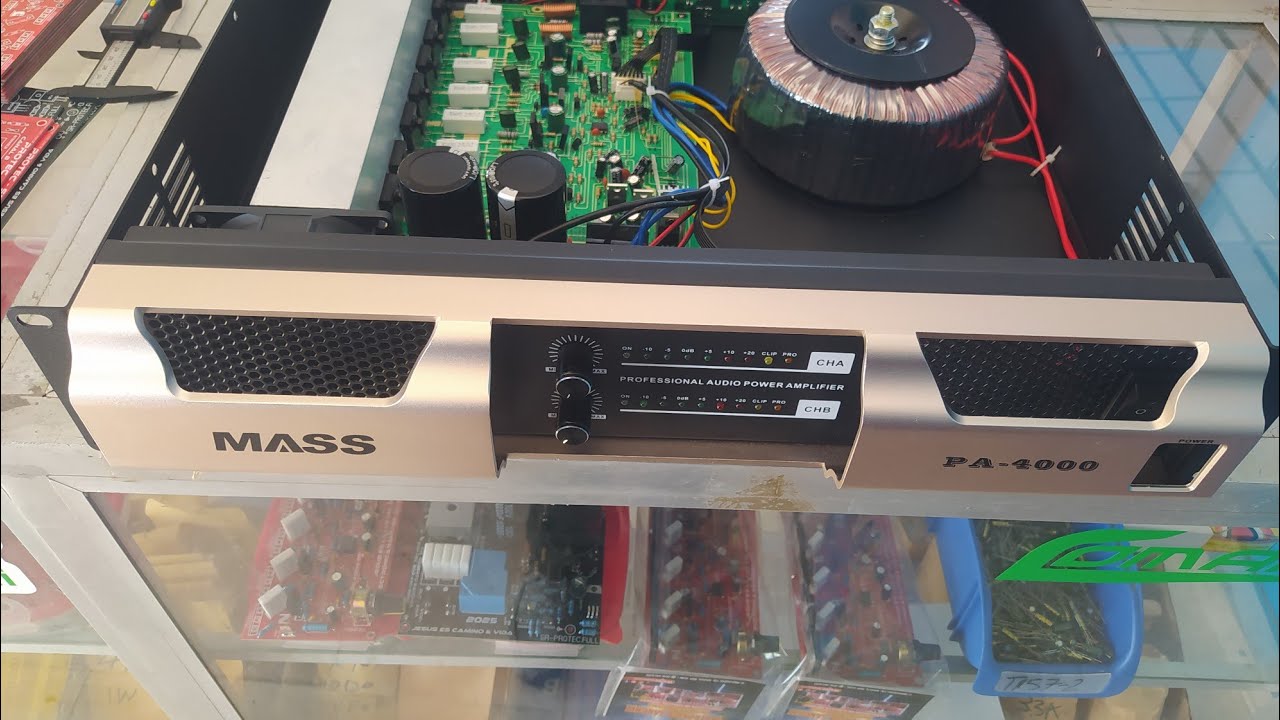 consola  o mezcladora de audio profesional, modificación completa.