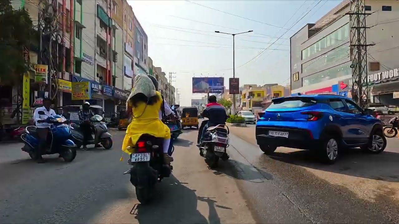 Morning Office Rush: Beeramguda to Wipro Circle (Via Lingampally Stn) #017