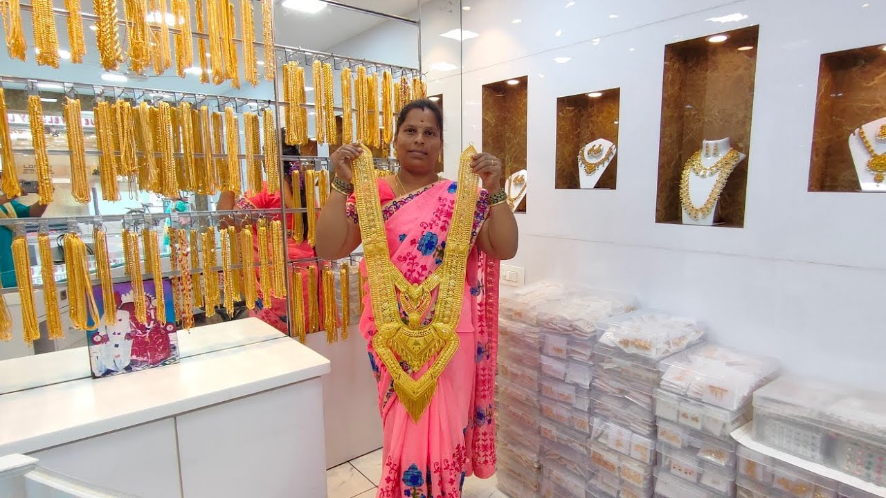 Rs.25 Only Sowcarpet Wholesale One Gram Gold Jewellery Manufacturers/Impon Gold Jewellery/Shopping