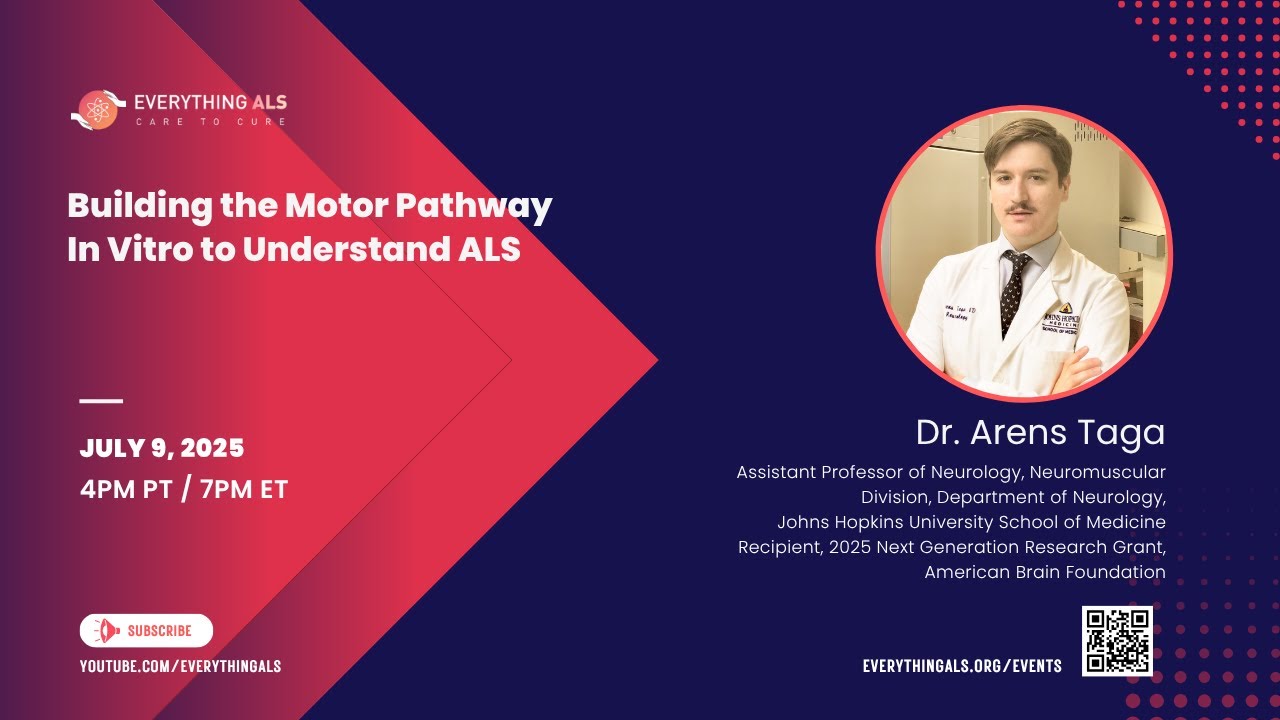 Building the Motor Pathway In Vitro to Understand ALS with Dr. Arens Taga
