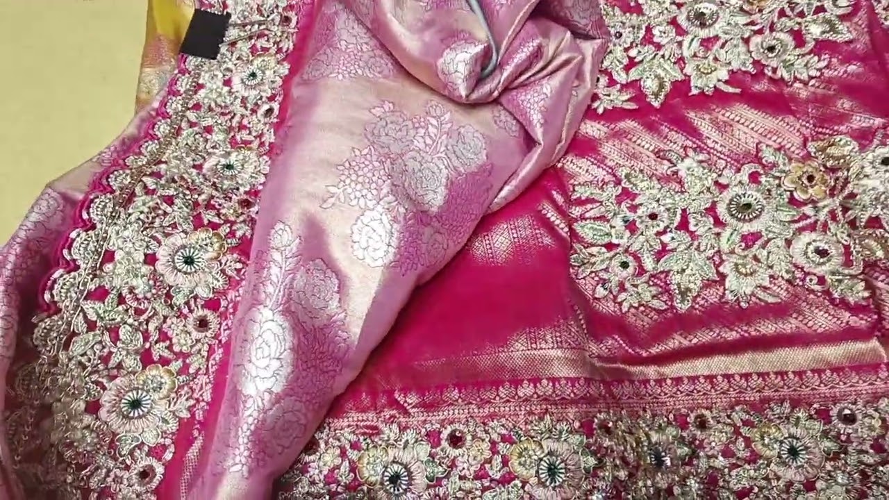 Heavy look party wear luxury saree collection 🤩 morshu fashion#luxurysaree #heavylooksaree 