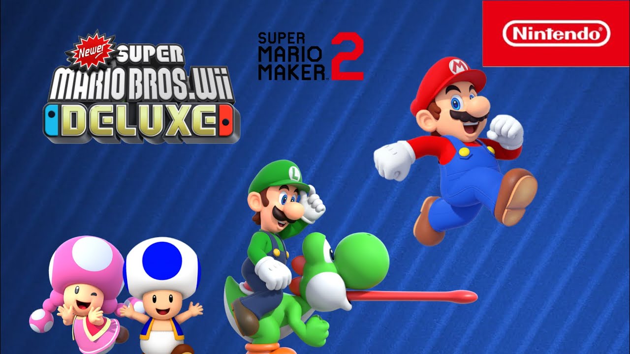 Newer Super Mario Bros. Wii Deluxe (SMM2) Sneak Peek Teaser Announcement (MAR10 Day)