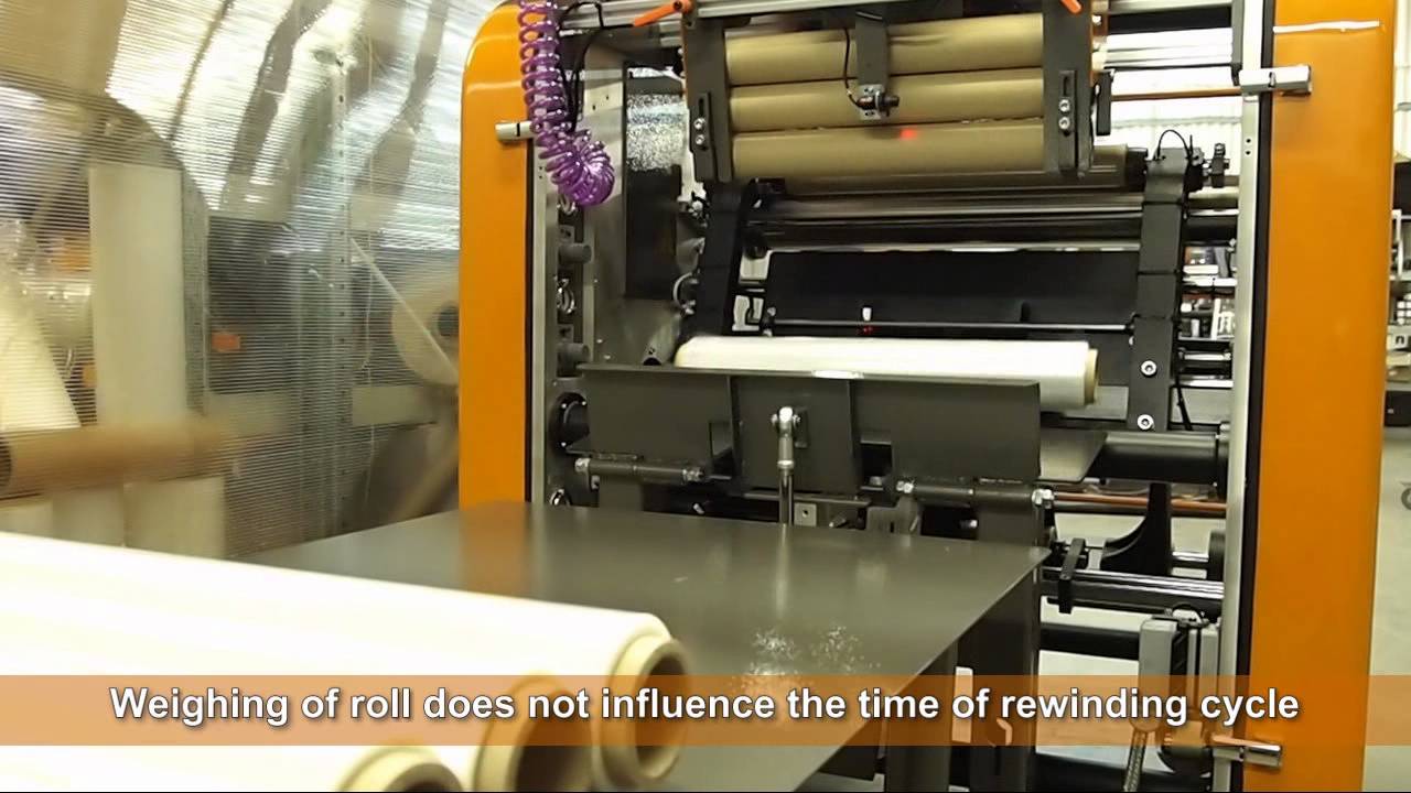 Automatic stretch film rewinding machine PSF-011M