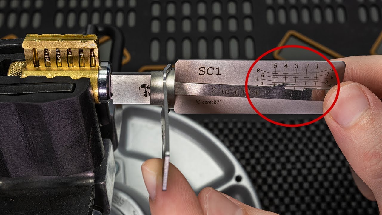 [341] Как БЫСТРО взломать замок Schlage с помощью инструмента Lishi!