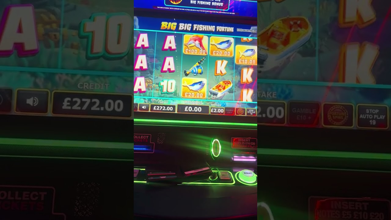 Big Big Fishing Fortune gameplay featuring the most rigged/weighted/bent pie gamble in existence!