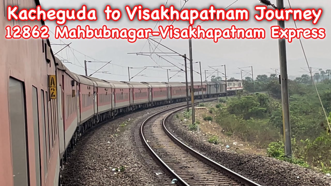 KCG-VSKP || Full Journey || On-Board || MBNR-VSKP Express || LHB