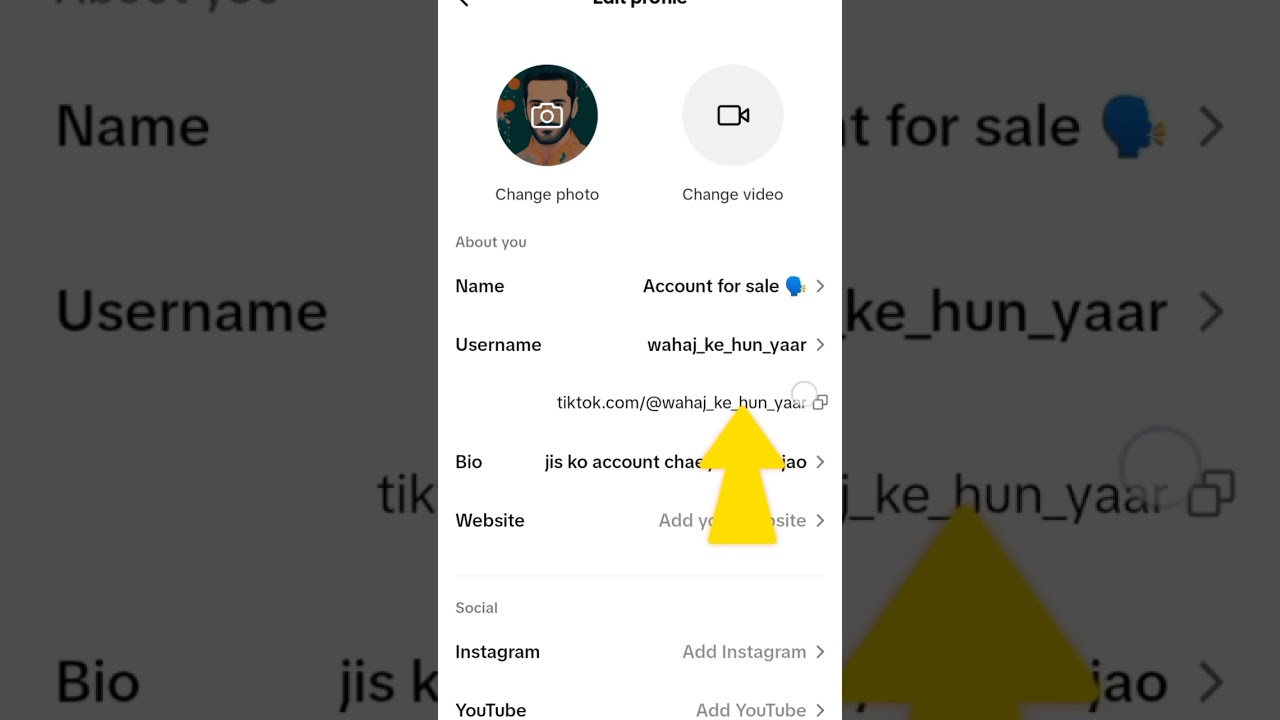 how to copy tiktok id link