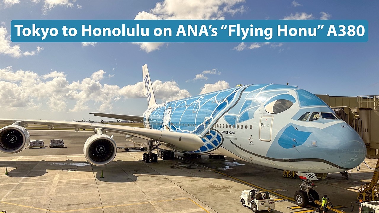 ANA (All Nippon Airways) Airbus A380 COUCHii Trip Report | Tokyo-Narita to Honolulu