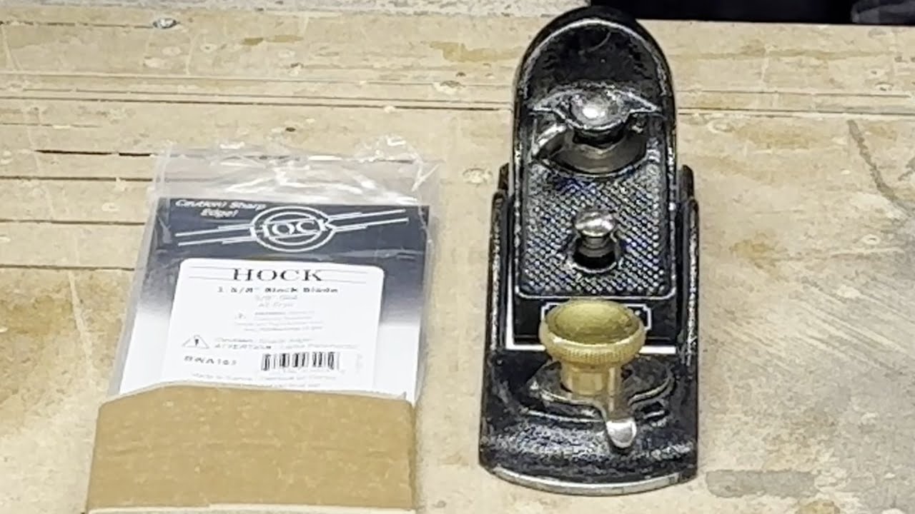 Мгновенно улучшите свой блочный рубанок Stanley 60 1/2 с помощью сменного лезвия Hock!!! (Stanley...