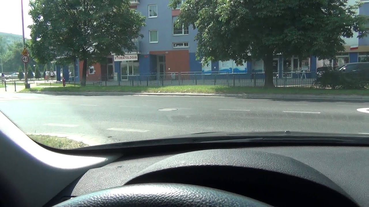 Nauka jazdy w strefie egzaminacyjnej kat B skrzyżowania-zawracania OSK Kursant Wrocław