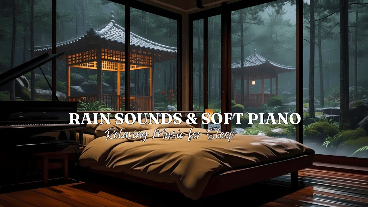 Sleep Instantly in 10 Minutes and Overcome Insomnia, Anxiety | Rain Sounds & Relaxing Piano Music