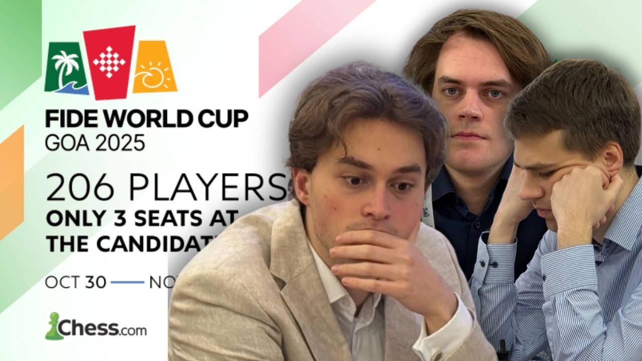 5 Deutsche in Runde 3! | Fide World Cup 2025 | Runde 3 | Partie 1
