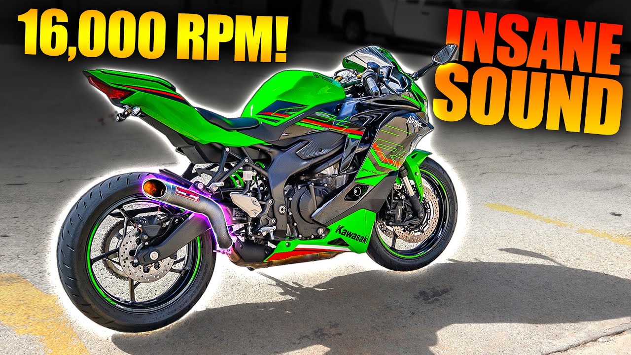 This is the BEST exhaust for the ZX-4RR! ***(headphone warning)***