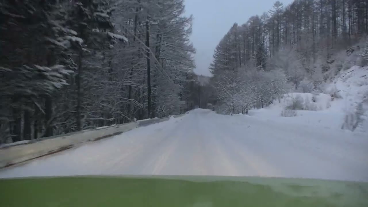 R361長峰峠　シエラ雪道ドライブ
