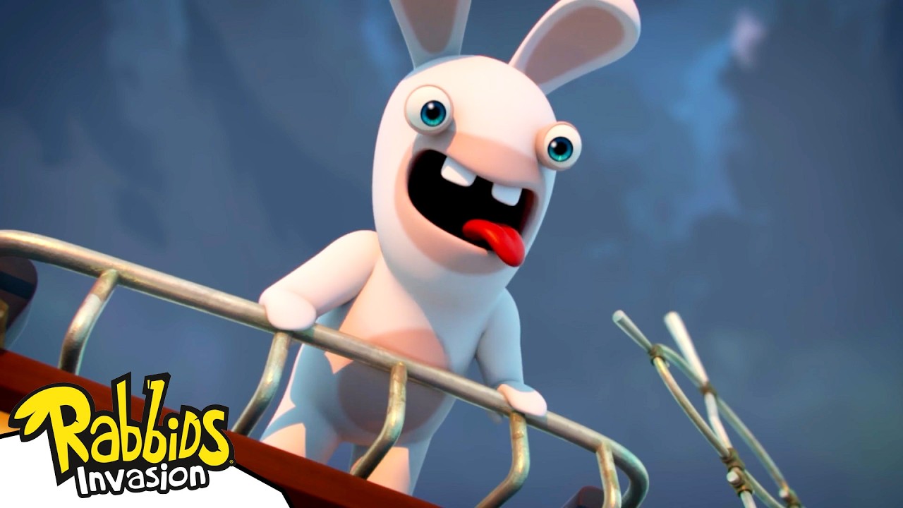 Rabbids Travel to the Edge of the World! 😨 🗺️ Rabbids Invasion 🐰 Full Episode | Cartoons for Kids