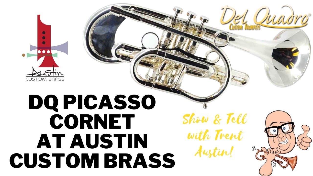 Trent Austin Show & Tell: a truly playable work of art! The #DQ Picasso cornet! #austincustombrass