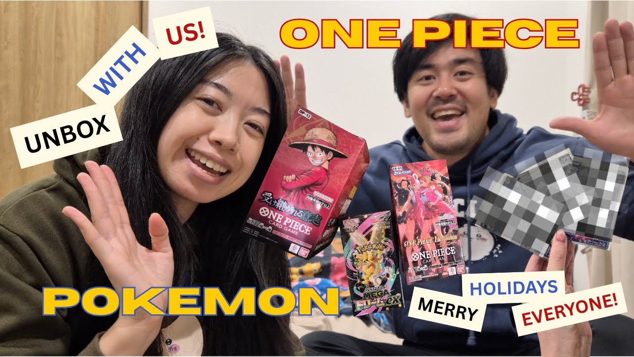 [ポケカ & ワンピース] Pokémon & One Piece TCG Unboxing Mega Dream EX & Inherited Will - SAR Pikachu
