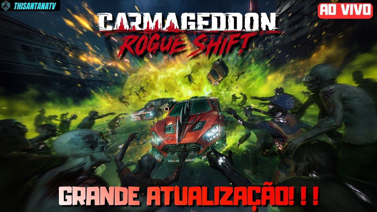 O CLÁSSICO DOS ANOS 90 REINVENTADO!  Carmageddon: Rogue Shift | GRANDE ATUALIZAÇÃO |