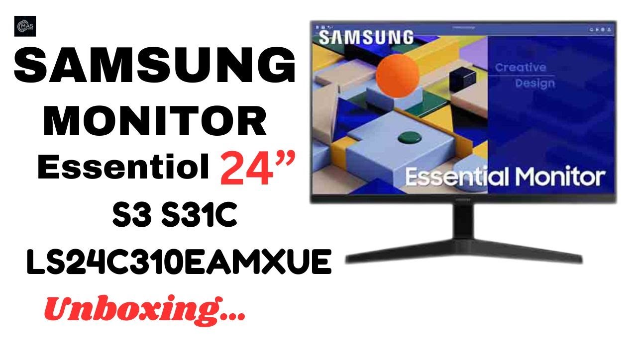 Unboxing Samsung Essential monitor 24