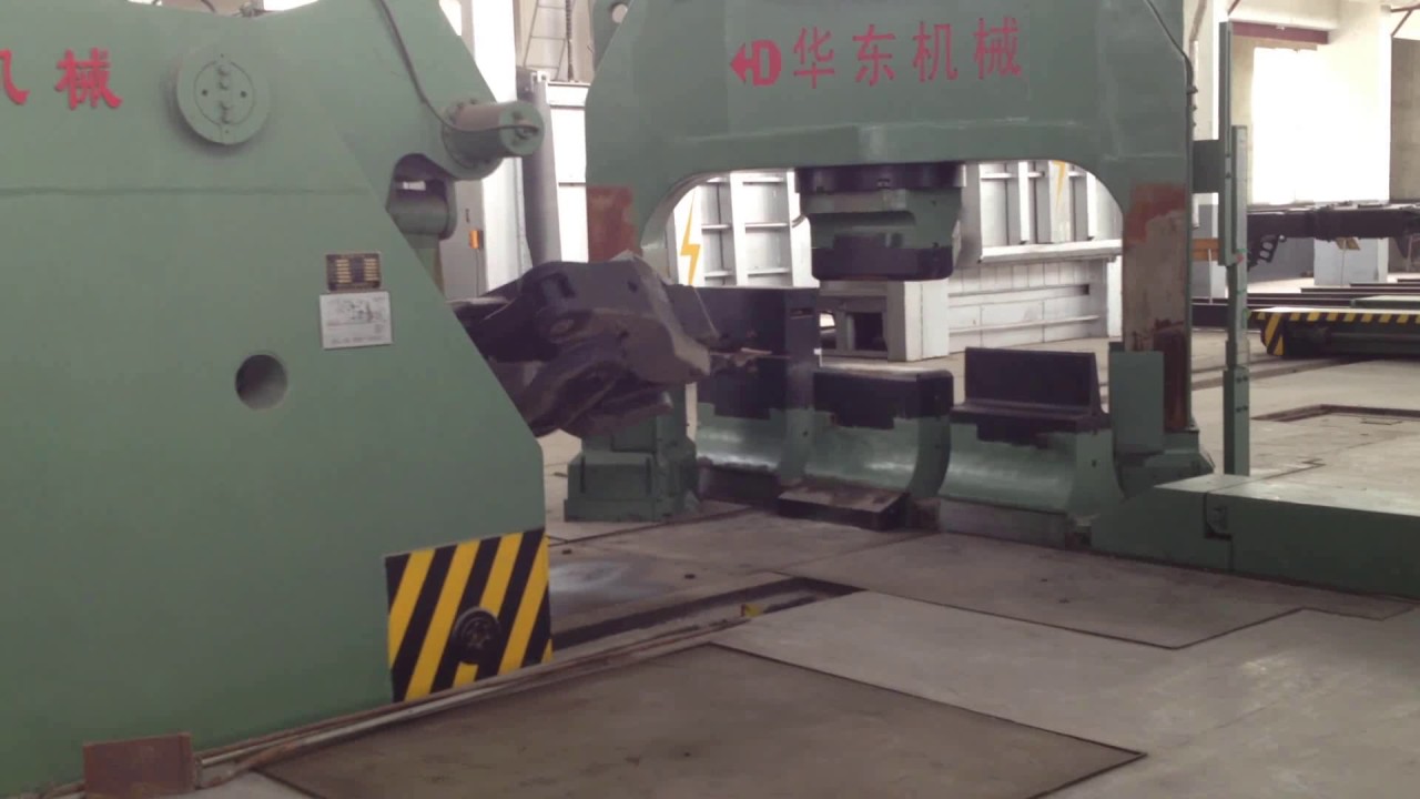 (HDMECH) 8MN two column pull -down type hydraulic open die forging press units