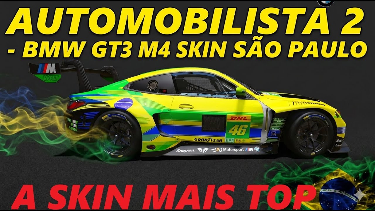 AUTOMBILISTA 2 - BMW SAO PAULO M4 GT3 - A SKIN BRASIELEIRA É A MAIS BONITA