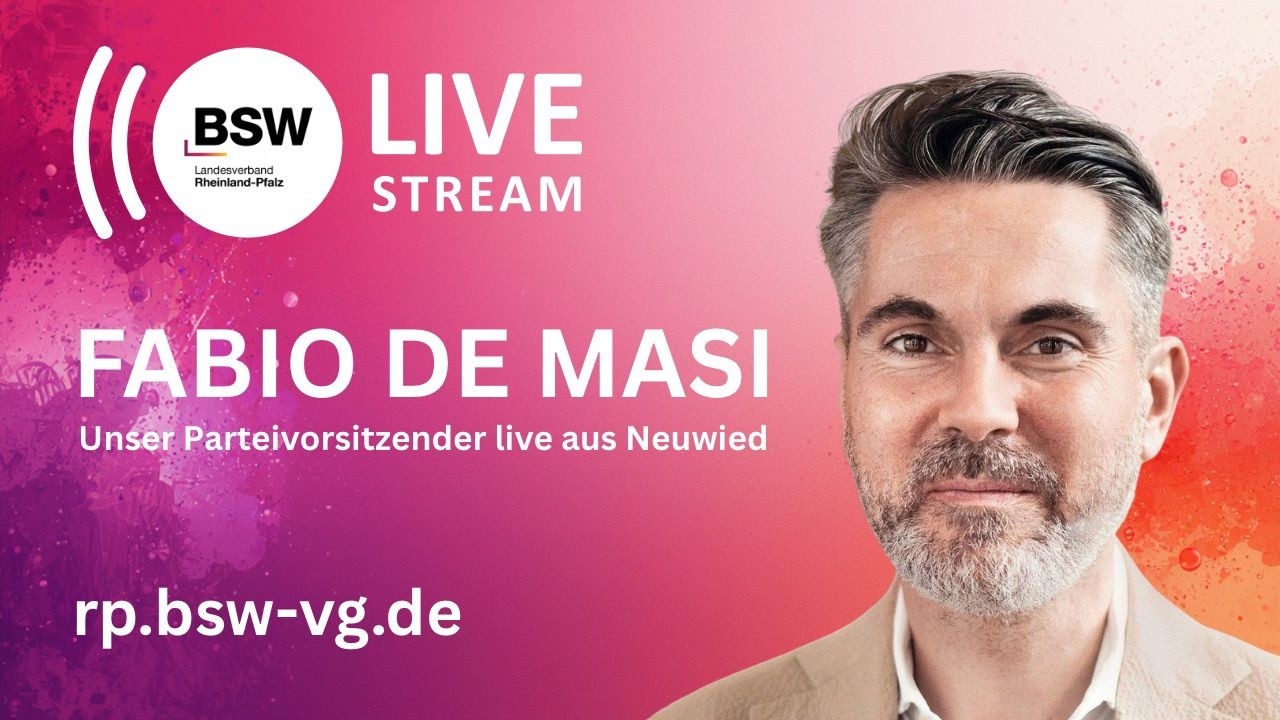 Fabio De Masi: Live aus Neuwied!