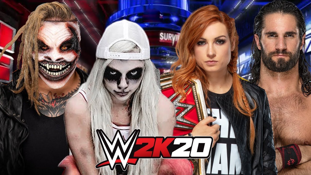 *WWE 2K20* THE FIEND & SISTER ABIGAIL vs BECKY LYNCH & SETH ROLLINS