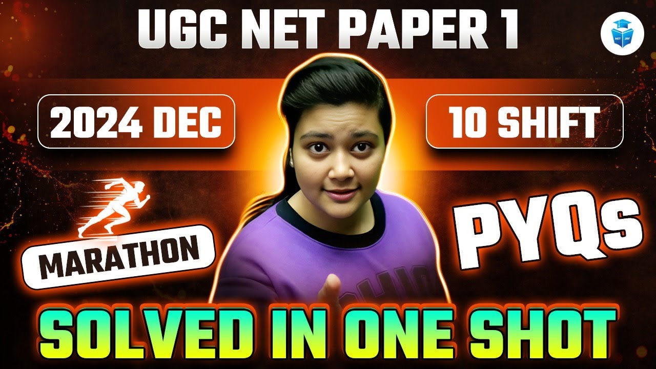UGC NET Paper 1 Marathon 2025 | UGCNET Paper 1 Dec 2024 All Shift PYQs Complete Revision | Aditi Mam