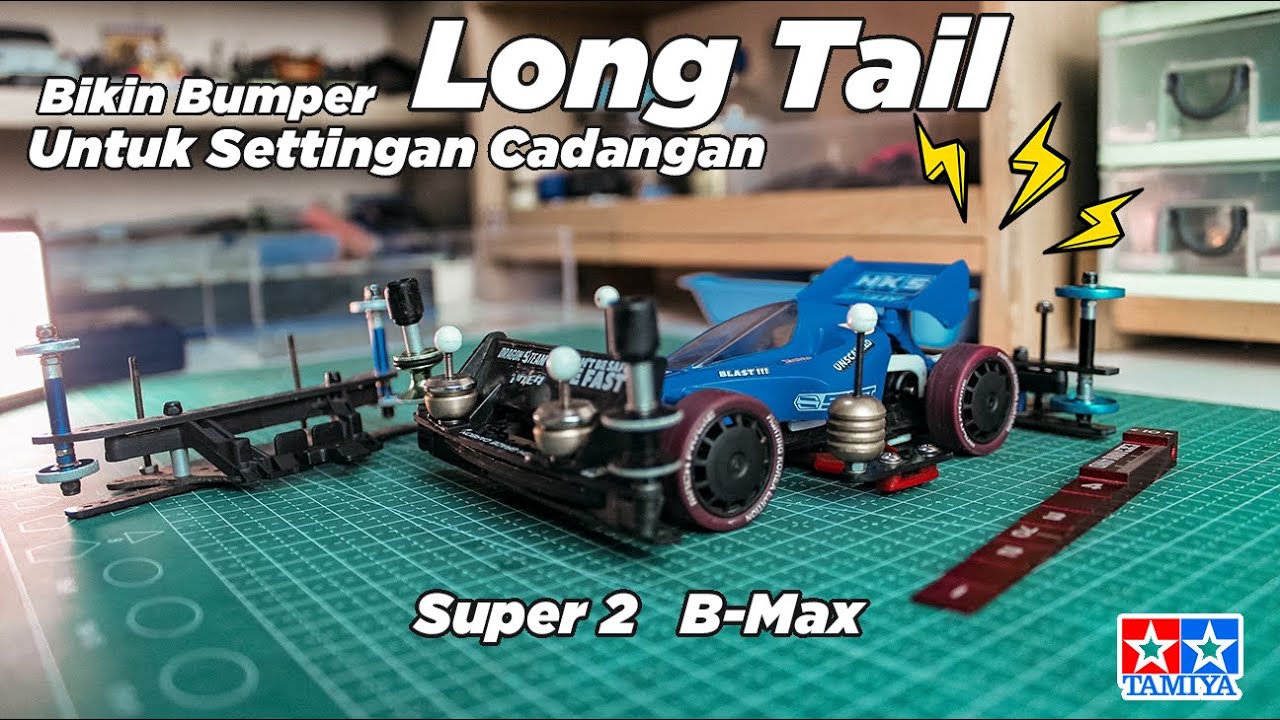 SETTING SUPER 2 SIDE DAMPER / B-MAX | BIKIN SETTING BUMPER LONG TAIL