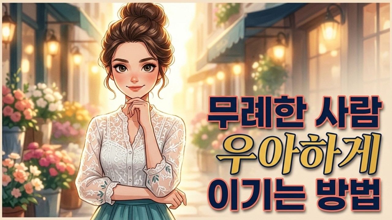 무례한 사람 우아하게 이기는 방법!!