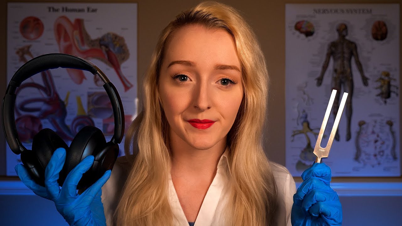 ASMR Detailed Hearing Test & Ear Exam | Medical