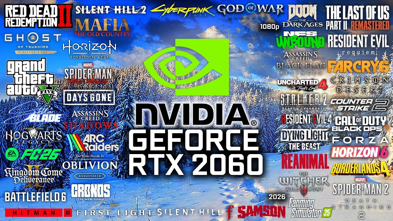 RTX 2060 в 2026 году &mdash; тестирование в 75 играх